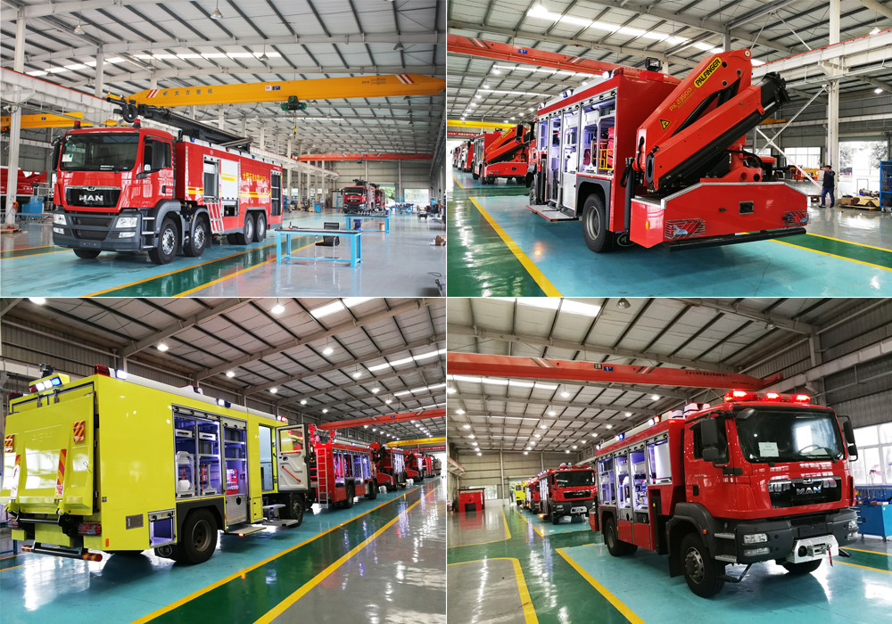 Sichuan Chuanxiao Fire Trucks Manufacturing Co., Ltd. خط إنتاج المصنع