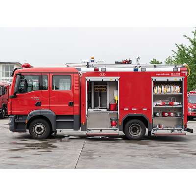 MAN 3T الماء الرغوة الصغيرة خزان مكافحة الحرائق شاحنة مركبة متخصصة الصين المصنع