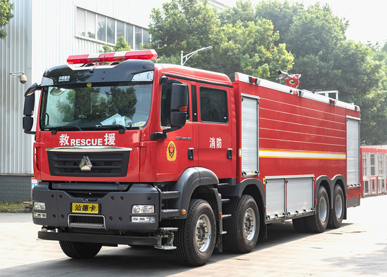 سينوتروك سيتراك 25T رغوة المياه شاحنة مكافحة الحرائق السعر مركبة متخصصة الصين المصنع