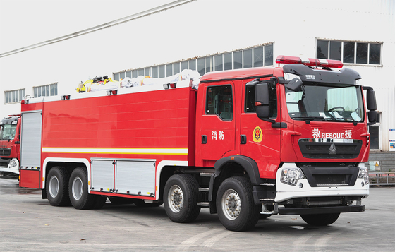 سينوتروك HOWO 21T رغوة الماء مكافحة الحرائق سعر جيد شاحنة مركبة متخصصة الصين المصنع