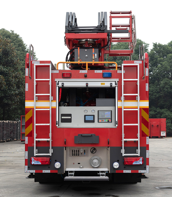 رجل 18 متر سلم جوي إنقاذ إطفاء شاحنة مكافحة الحرائق مركبة متخصصة الصين المصنع