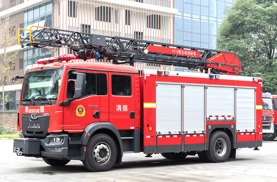 رجل 18 متر سلم جوي إنقاذ إطفاء شاحنة مكافحة الحرائق مركبة متخصصة الصين المصنع