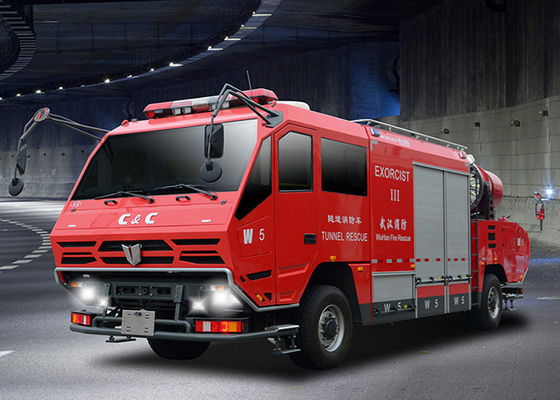 شاحنة مكافحة الحرائق لإنقاذ الأنفاق مع نظام CAFS