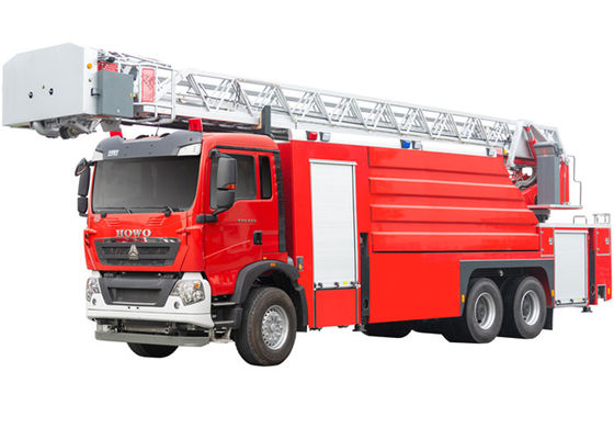 سينوتروك HOWO 32m السلم الجوي إنقاذ مكافحة الحرائق شاحنة مركبة متخصصة السعر الصين المصنع
