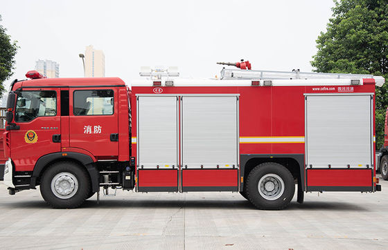 سينوتروك HOWO 6T CAFS خزان رغوة الماء محرك إطفاء مركبة متخصصة السعر الصين المصنع
