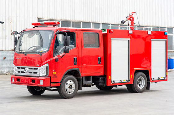 شاحنة مكافحة الحرائق الصغيرة Foton Water Tender الصغيرة مع كابينة صف مزدوج