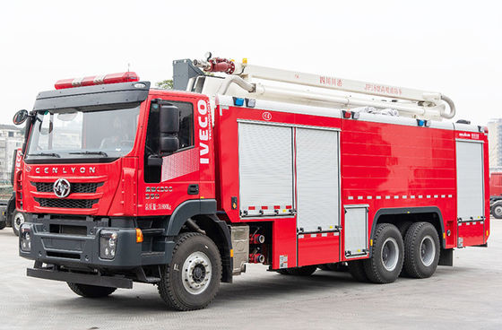 شاحنة إطفاء جوية برج المياه SAIC-IVECO 18 م مع 12000 لتر من الماء والرغوة