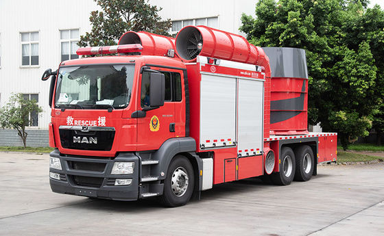 شاحنة إطفاء الحرائق MAN MAN Smoke Exhaust الخاصة مع خزان المياه