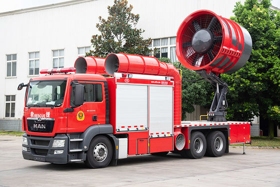 شاحنة إطفاء الحرائق MAN MAN Smoke Exhaust الخاصة مع خزان المياه