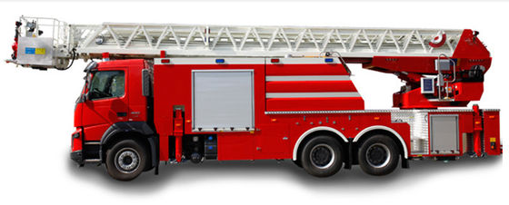 شاحنة إطفاء سلم الإنقاذ الجوي من فولفو 42 م مع خزان مياه