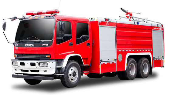 ايسوزو شاحنة إطفاء المياه الصناعية مع خزان المياه 10000 لتر
