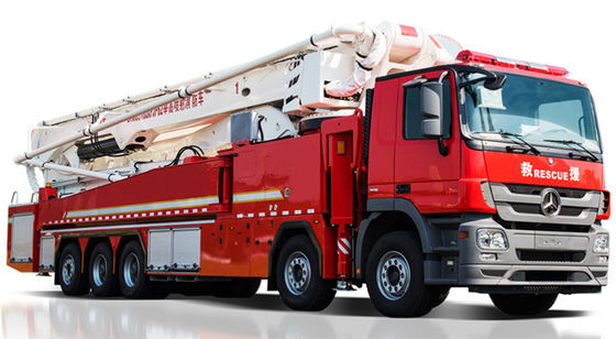 56-62m كبير يمتد جميع شاحنة إطفاء برج المياه / الرغوة المفصلية