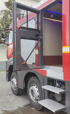 باب شاحنة الإطفاء لكابينة الطاقم مع 4 إلى 8 قطع غيار شاحنة إطفاء رجال الإطفاء